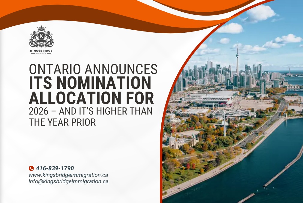 Good News for Canada PR Aspirants: Ontario’s Nomination Allocation for 2026 is Up!
